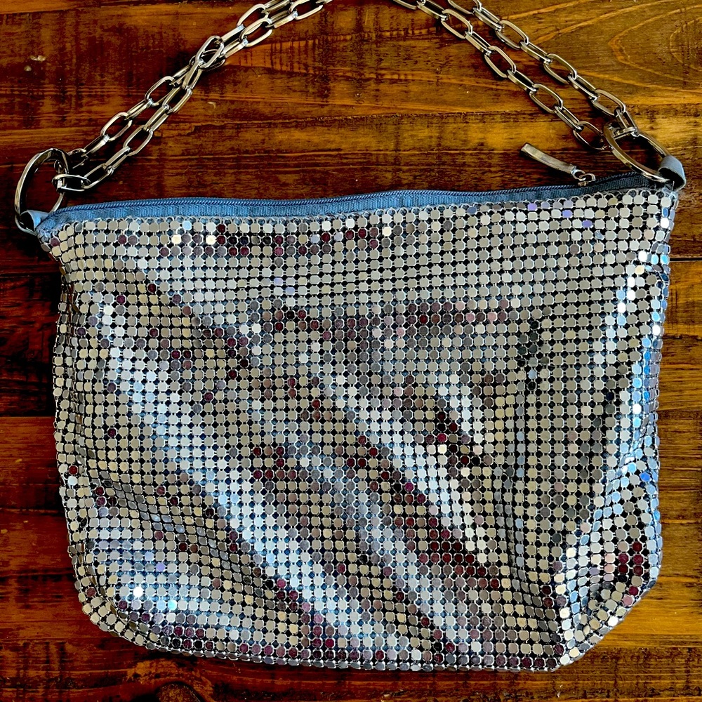 Sequin Silver bag /purse